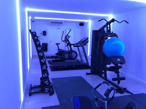 fitness room in The Golden Tree Hotel